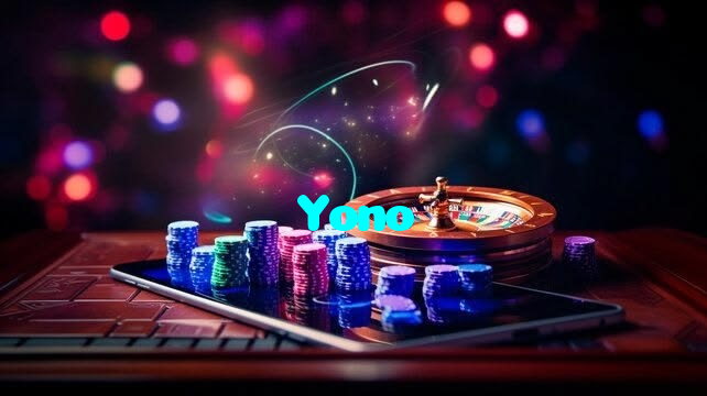 Yono casino presented on mobile device in Pakistan with slots and live games